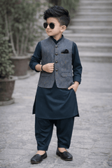 Little Prince Waistcoat Shalwar Suit - Nishat Creative Store
