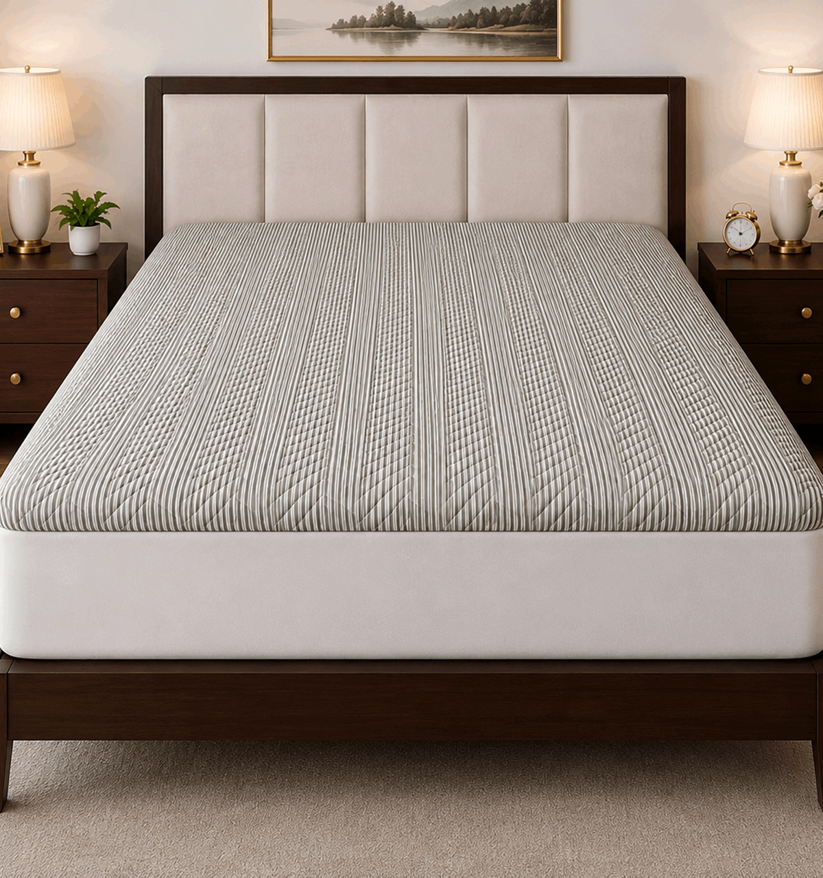 Mattress Protector Quilted Waterproof Ultra sonic NCS 115 - Nishat Creative Store