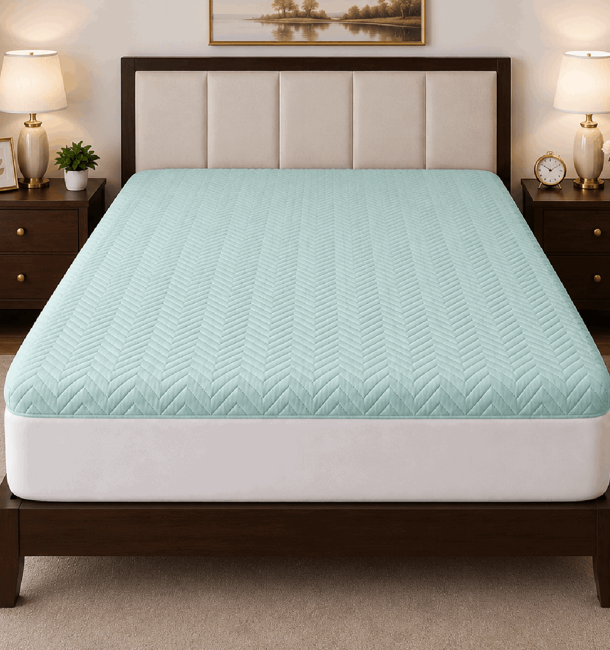 Mattress Protector Quilted Waterproof Ultra sonic NCS 116 - Nishat Creative Store