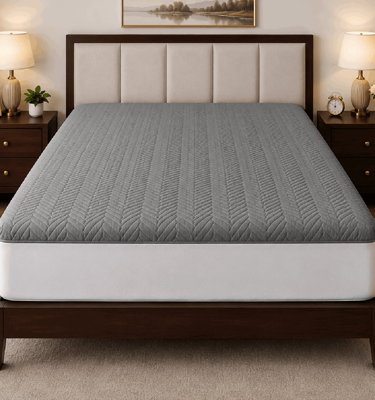Mattress Protector Quilted Waterproof Ultra sonic NCS 117 - Nishat Creative Store