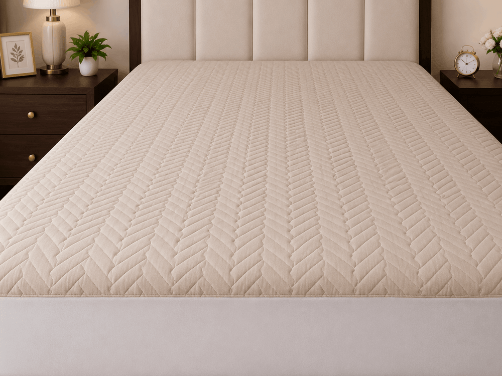 Mattress Protector Quilted Waterproof Ultra sonic NCS 120 - Nishat Creative Store
