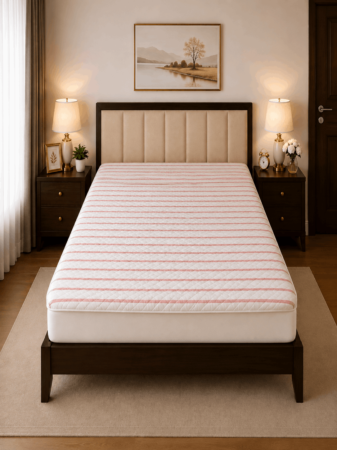 Mattress Protector Quilted Waterproof Ultra sonic NCS 122 - Nishat Creative Store