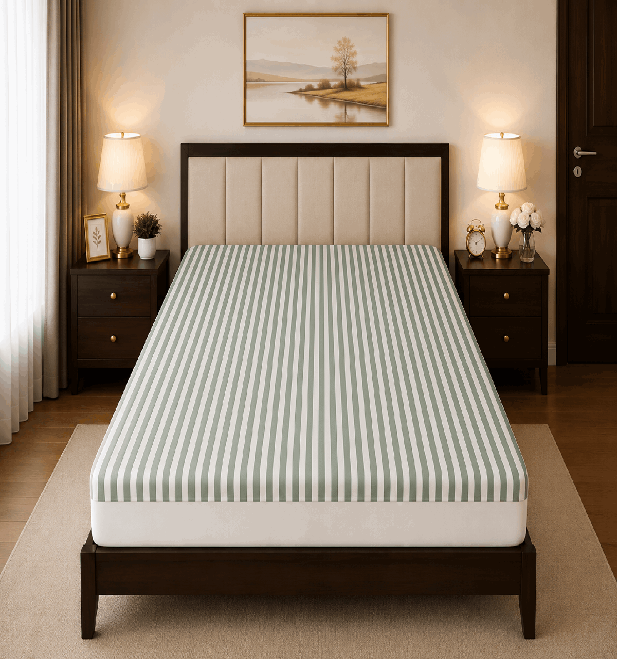 Mattress Protector Quilted Waterproof Ultra sonic NCS 125 - Nishat Creative Store