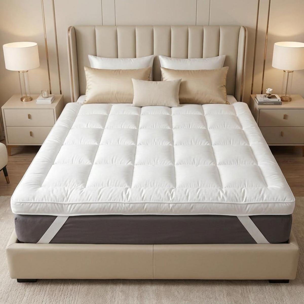 Mattress Topper King Size – 800 GSM - Nishat Creative Store