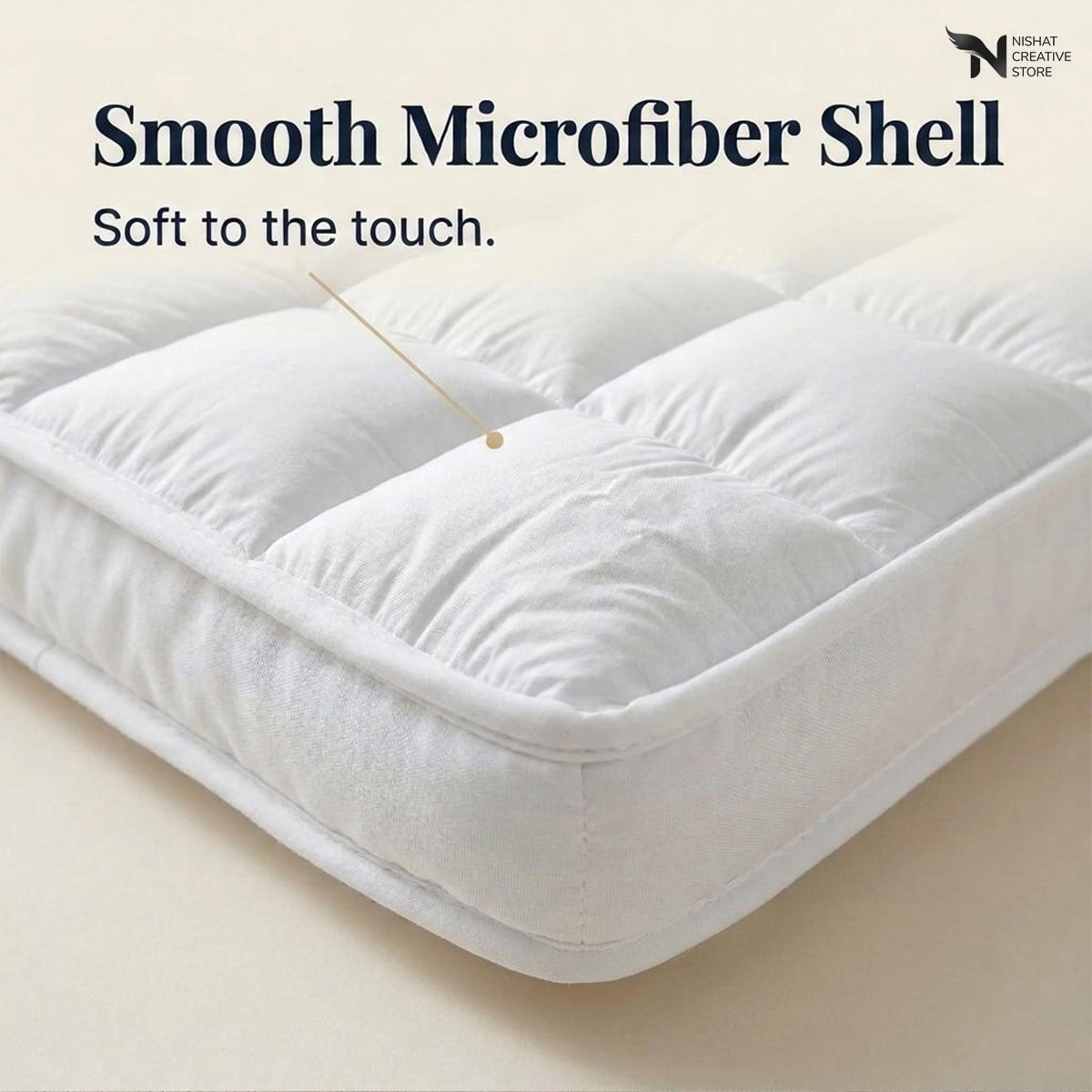 Mattress Topper King Size – 800 GSM - Nishat Creative Store