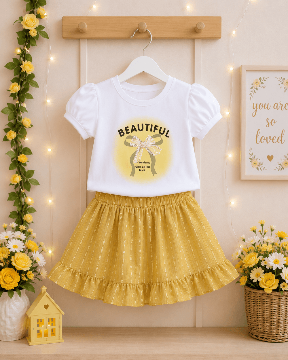 Mini Charm Skirt Set