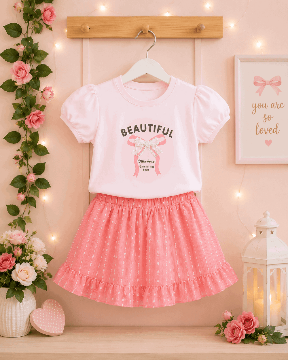 Mini Charm Skirt Set