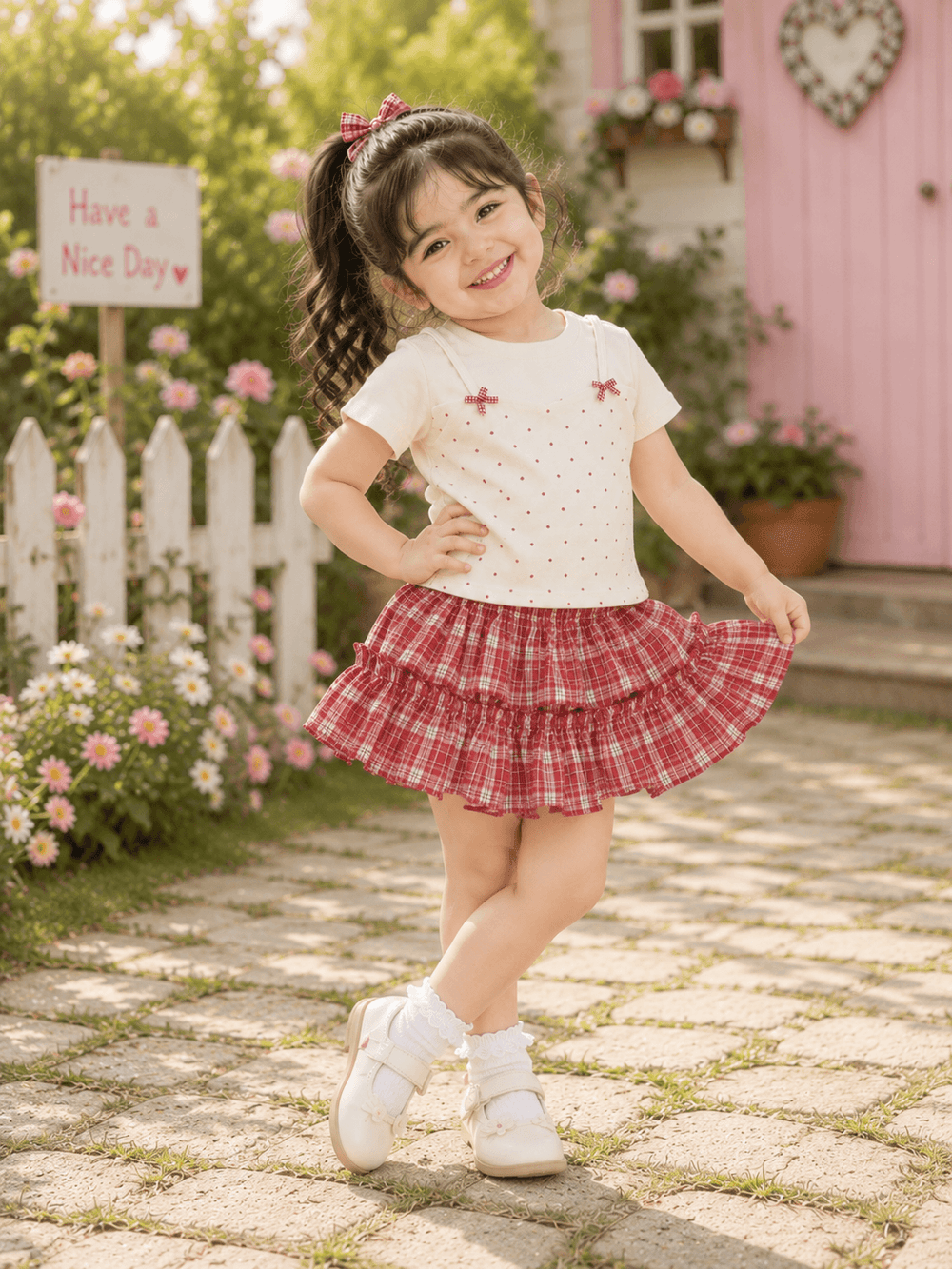 Mini Star Charm Skirt Set