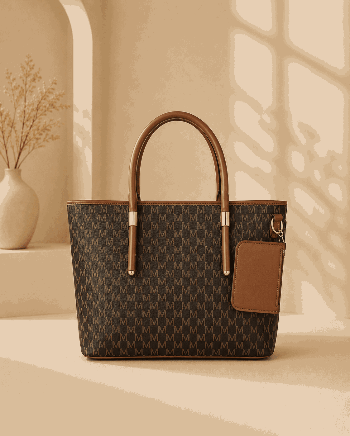 Monogram Luxe Tote Bag - Nishat Creative Store