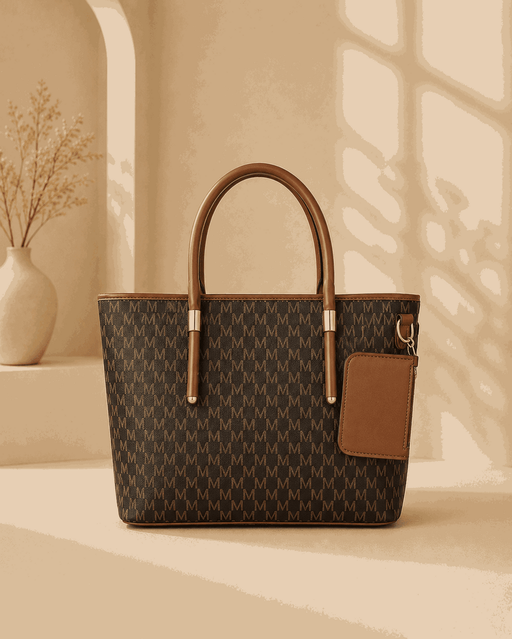 Monogram Luxe Tote Bag - Nishat Creative Store