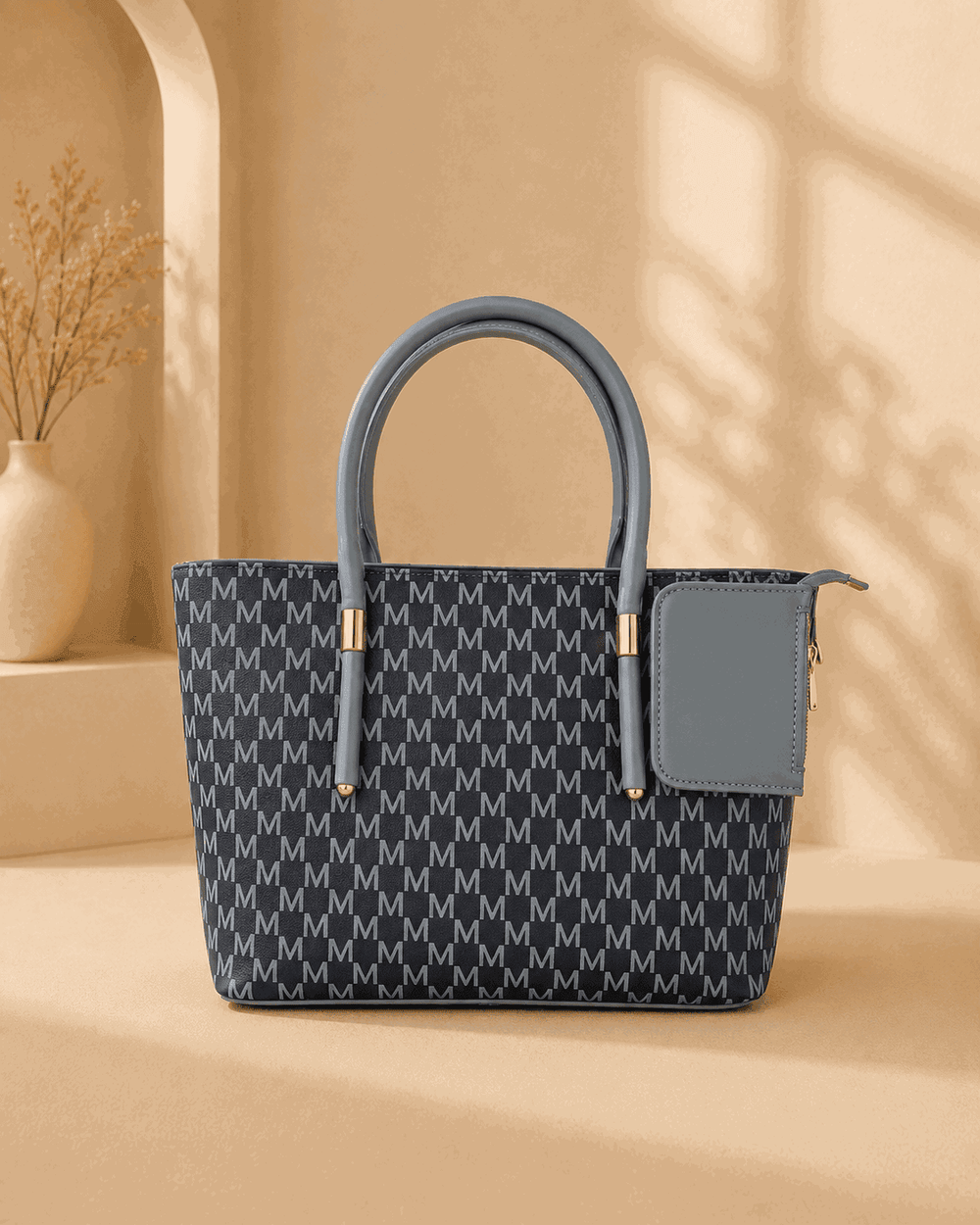 Monogram Luxe Tote Bag - Nishat Creative Store