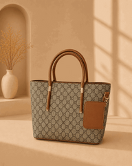 Monogram Luxe Tote Bag - Nishat Creative Store