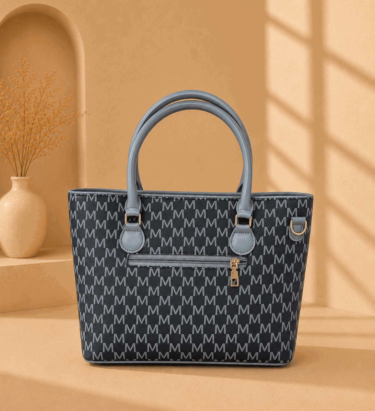 Monogram Luxe Tote Bag - Nishat Creative Store