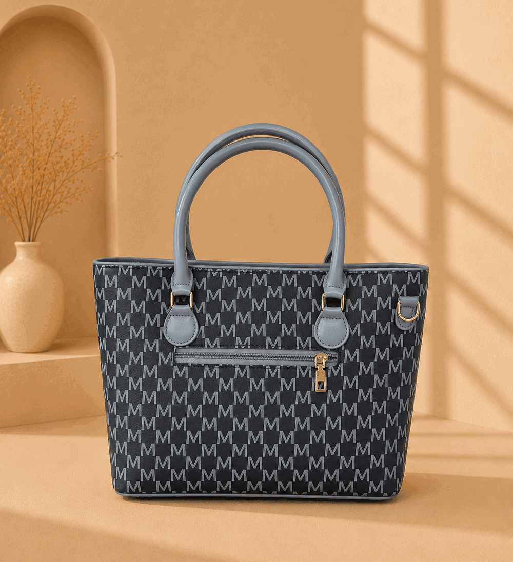 Monogram Luxe Tote Bag - Nishat Creative Store