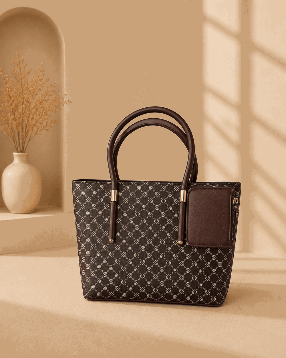 Monogram Luxe Tote Bag - Nishat Creative Store