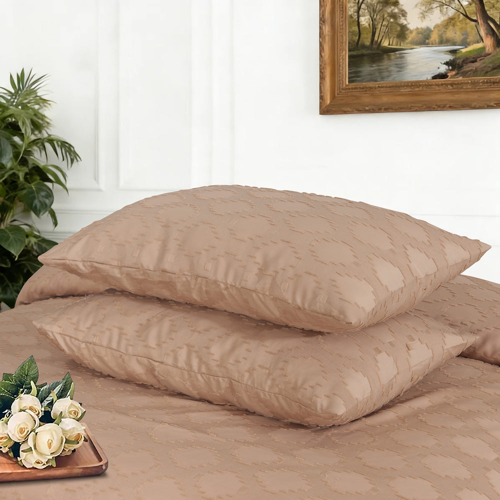 Motif Jacquard Quilt Cover 3 Pcs #270 - Nishat Creative Store