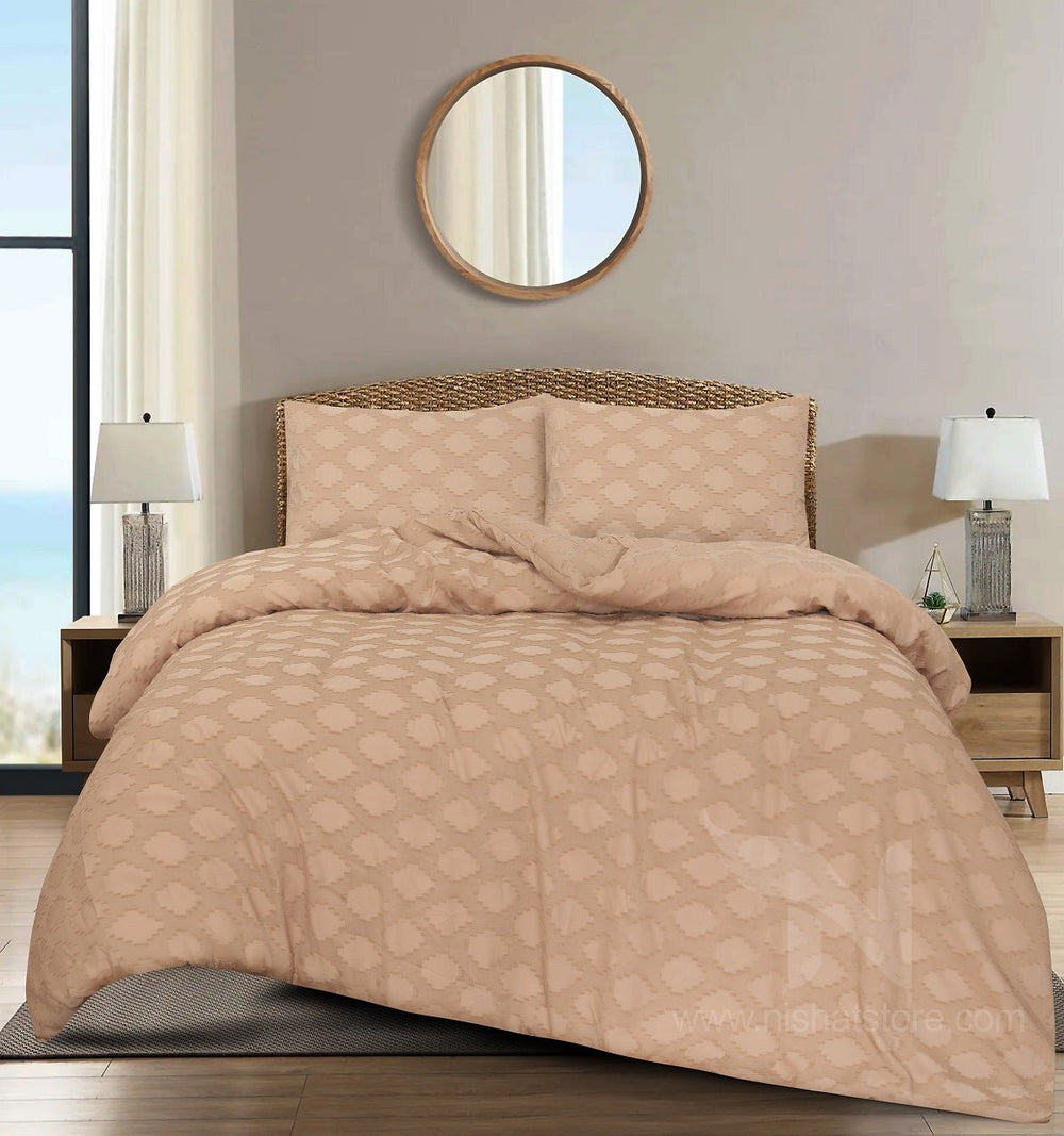 Motif Jacquard Quilt Cover 3 Pcs #270 - Nishat Creative Store