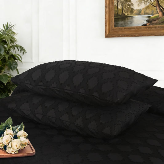 Motif Jacquard Quilt Cover 3 Pcs #274 - Nishat Creative Store
