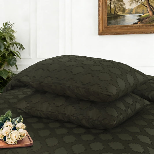 Motif Jacquard Quilt Cover 3 Pcs #275 - Nishat Creative Store