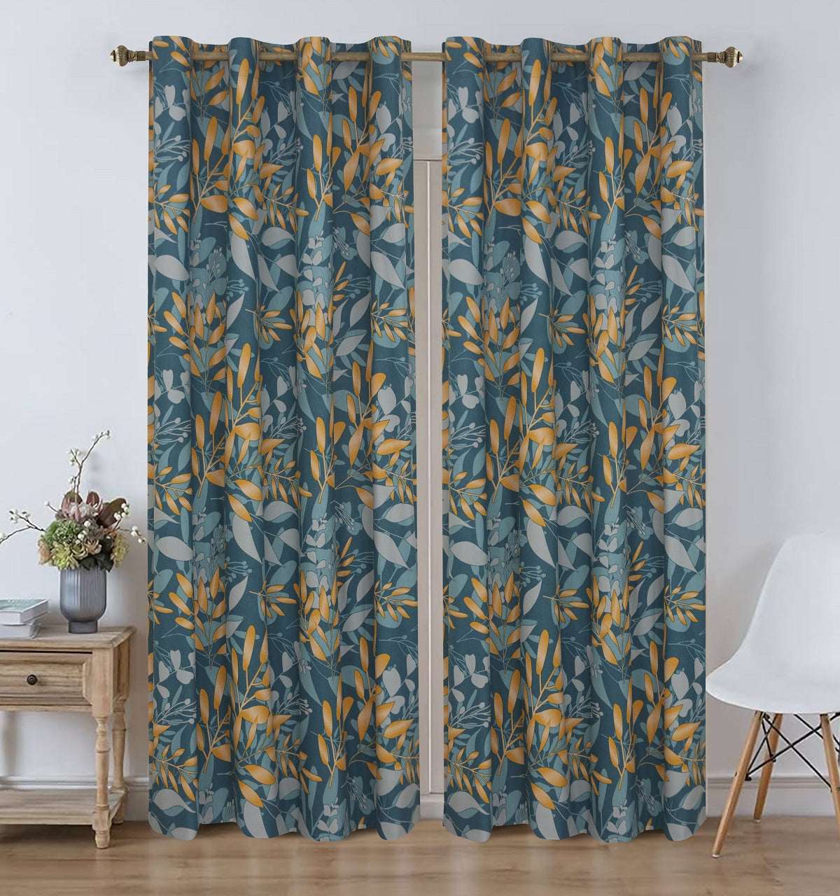 Pack of 2 Curtain Design 080 - Nishat Creative Store