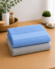 Plain Border Bath Towel - Nishat Creative Store