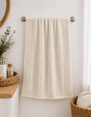 Premium Cotton Dobby Bath Towel - Nishat Creative Store