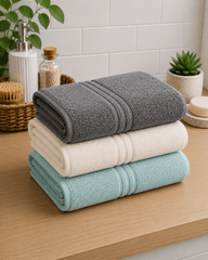Premium Cotton Hand Towel Set of 2 - Nishat Creative Store