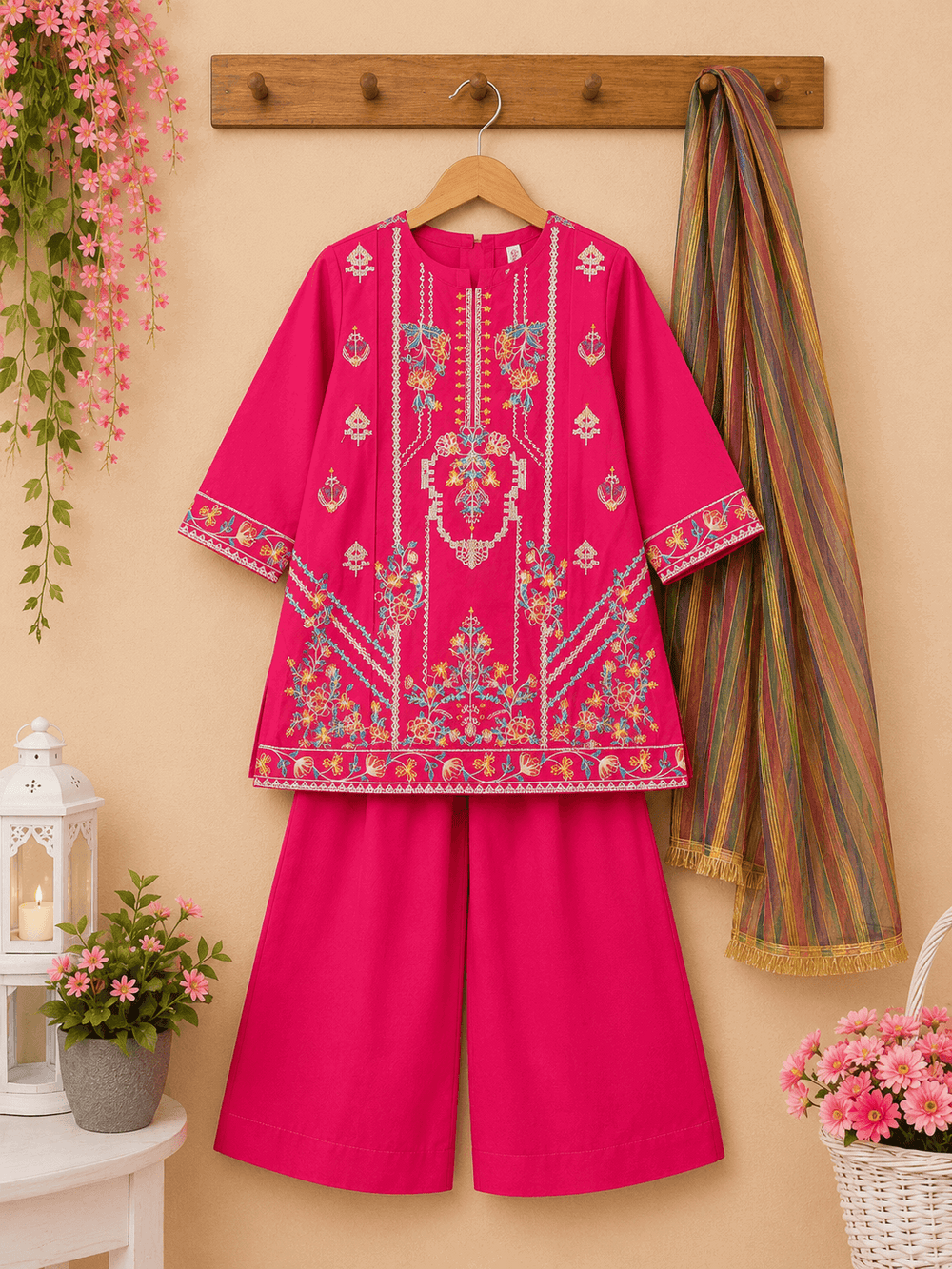 Princess Embroidered Fancy Suit