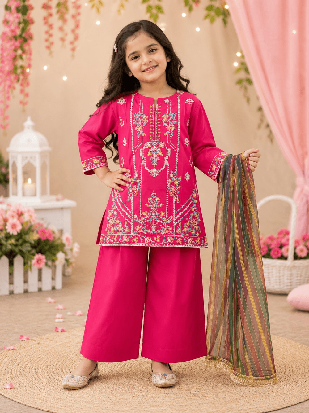 Princess Embroidered Fancy Suit
