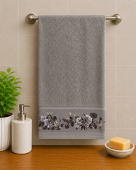 Printed Border Cotton Hand Towel (Pack of 2) - Nishat Creative Store