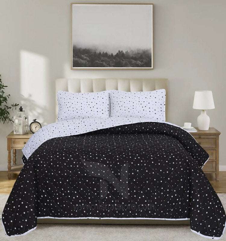 Quilted Bed Spread 3 PCS Design Code 106 - Nishat Creative Store