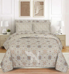 Quilted Comforter Set 6 Pcs Design 1007 - Nishat Creative Store