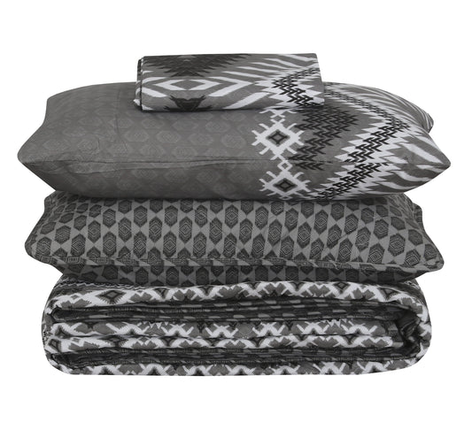 Quilted Comforter Set 6 Pcs Design 1034 - Nishat Creative Store