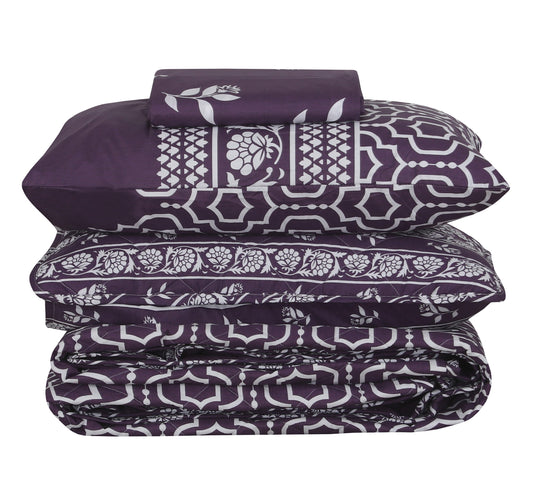 Quilted Comforter Set 6 Pcs Design 1040 - Nishat Creative Store