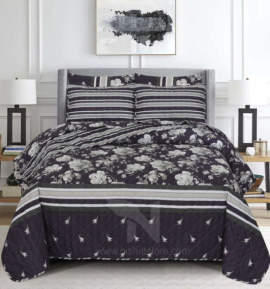 Quilted Comforter Set 6 Pcs Design 955 - Nishat Creative Store