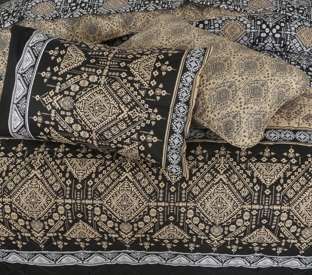 Quilted Comforter Set 6 Pcs Design 958 - Nishat Creative Store