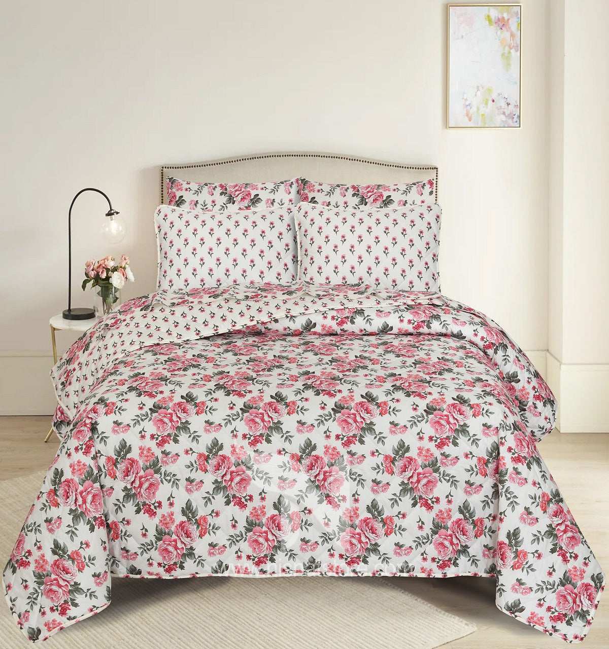 Quilted Comforter Set 6 Pcs Design 964 - Nishat Creative Store