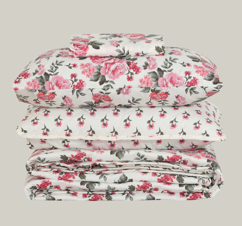 Quilted Comforter Set 6 Pcs Design 964 - Nishat Creative Store