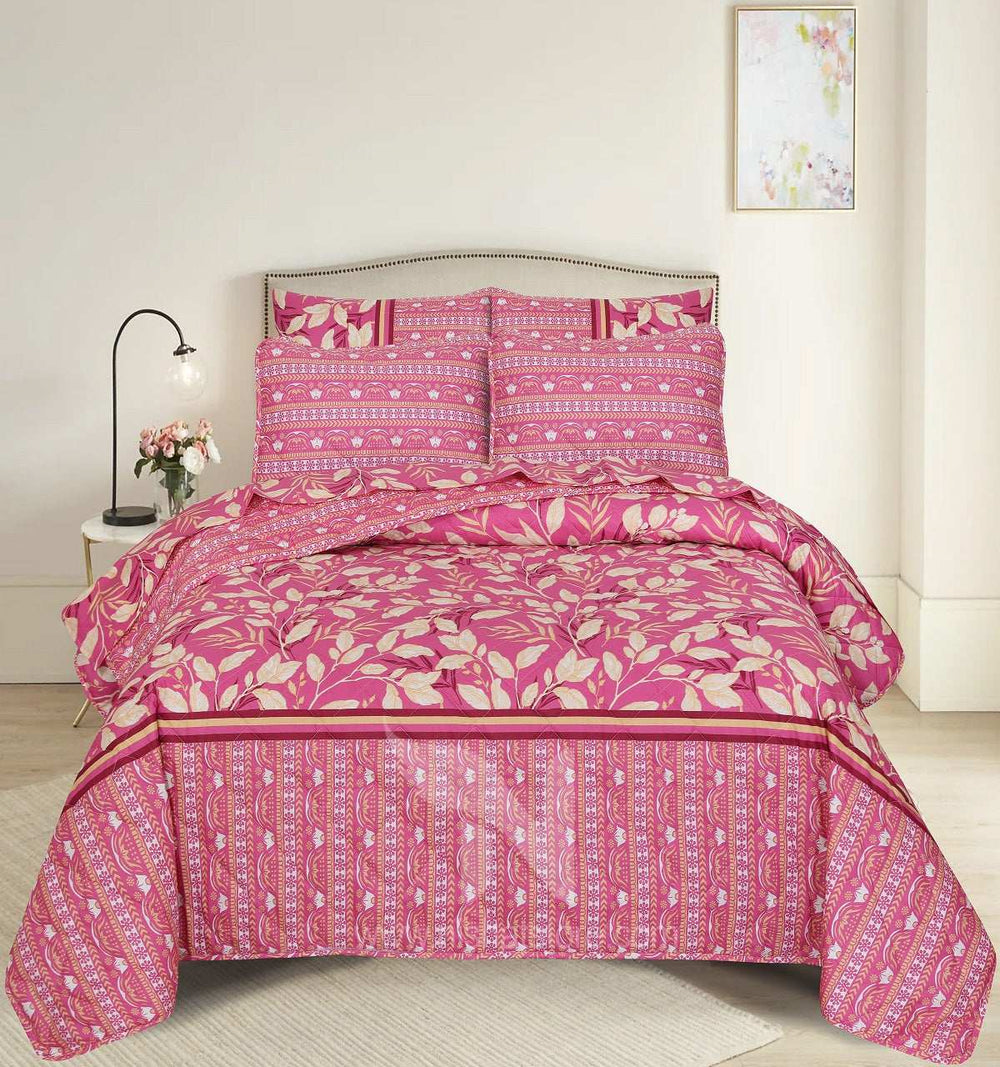 Quilted Comforter Set 6 Pcs Design 965 - Nishat Creative Store