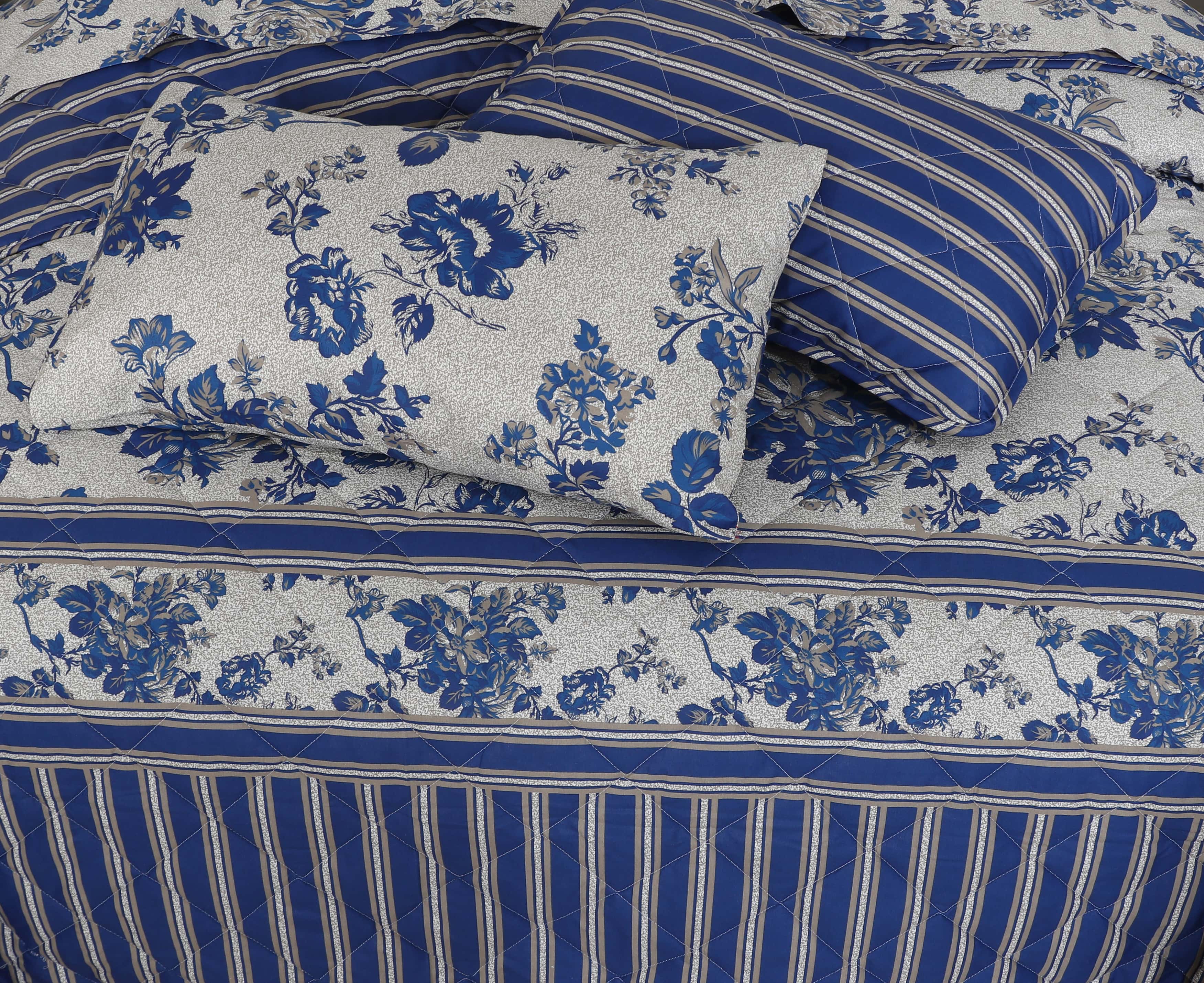 Quilted Comforter Set 6 Pcs Design 966 - Nishat Creative Store