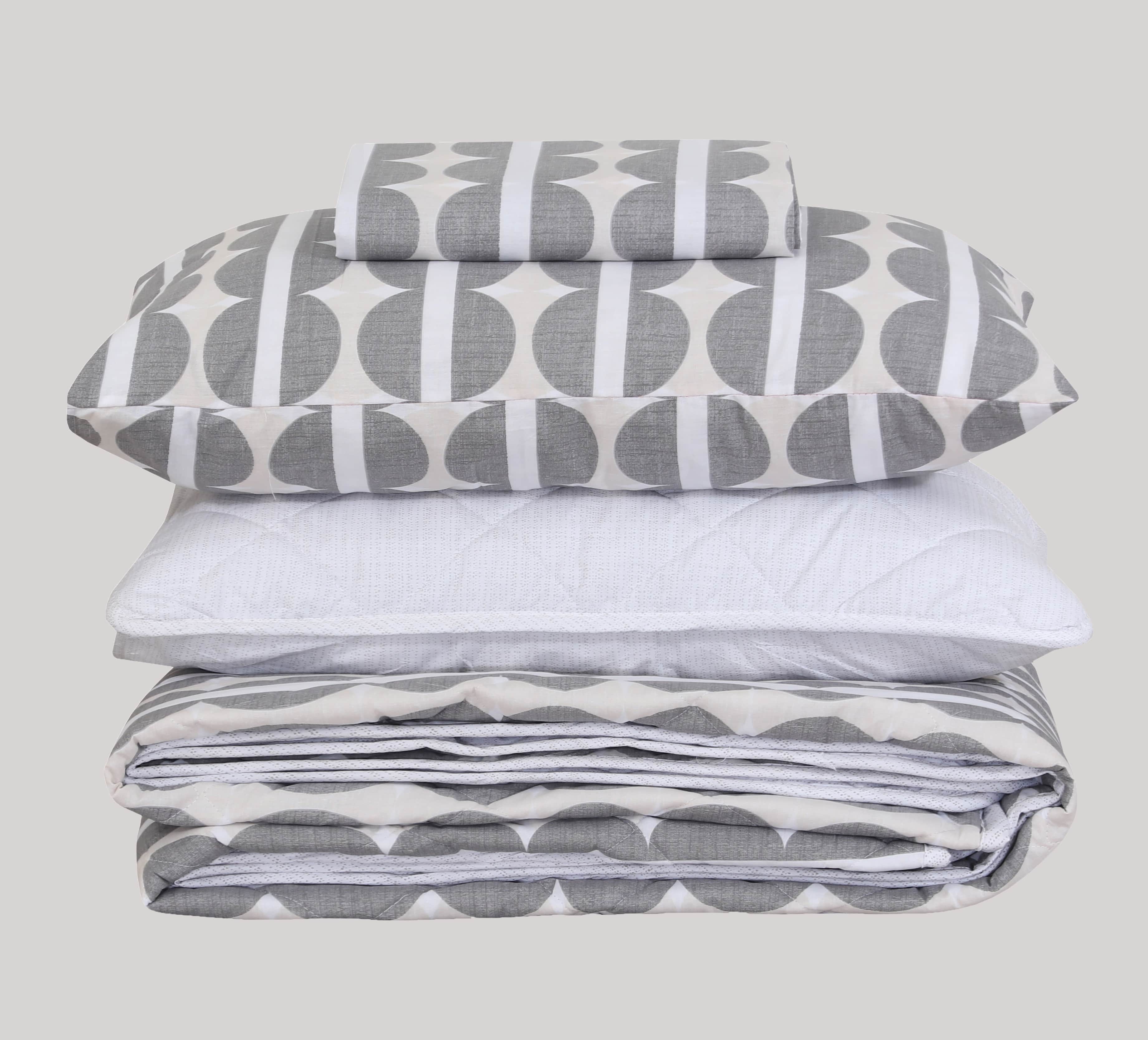 Quilted Comforter Set 6 Pcs Design 969 - Nishat Creative Store