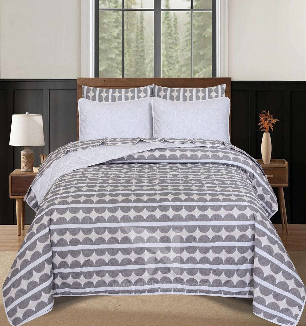 Quilted Comforter Set 6 Pcs Design 969 - Nishat Creative Store