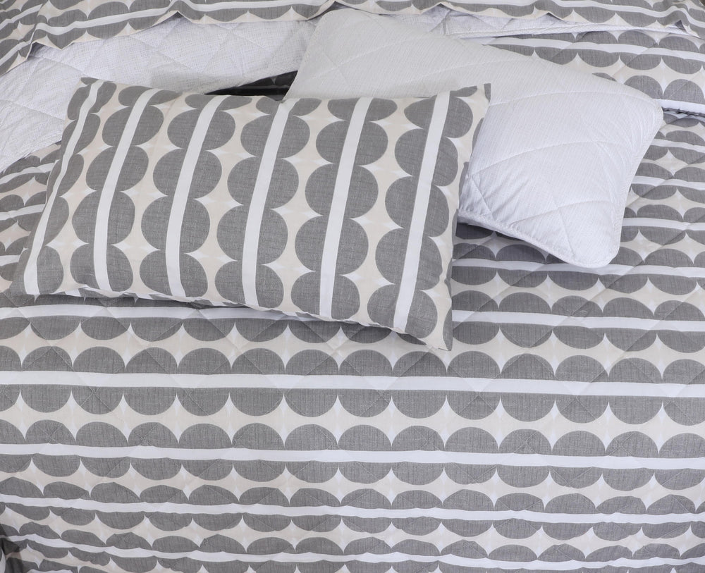 Quilted Comforter Set 6 Pcs Design 969 - Nishat Creative Store