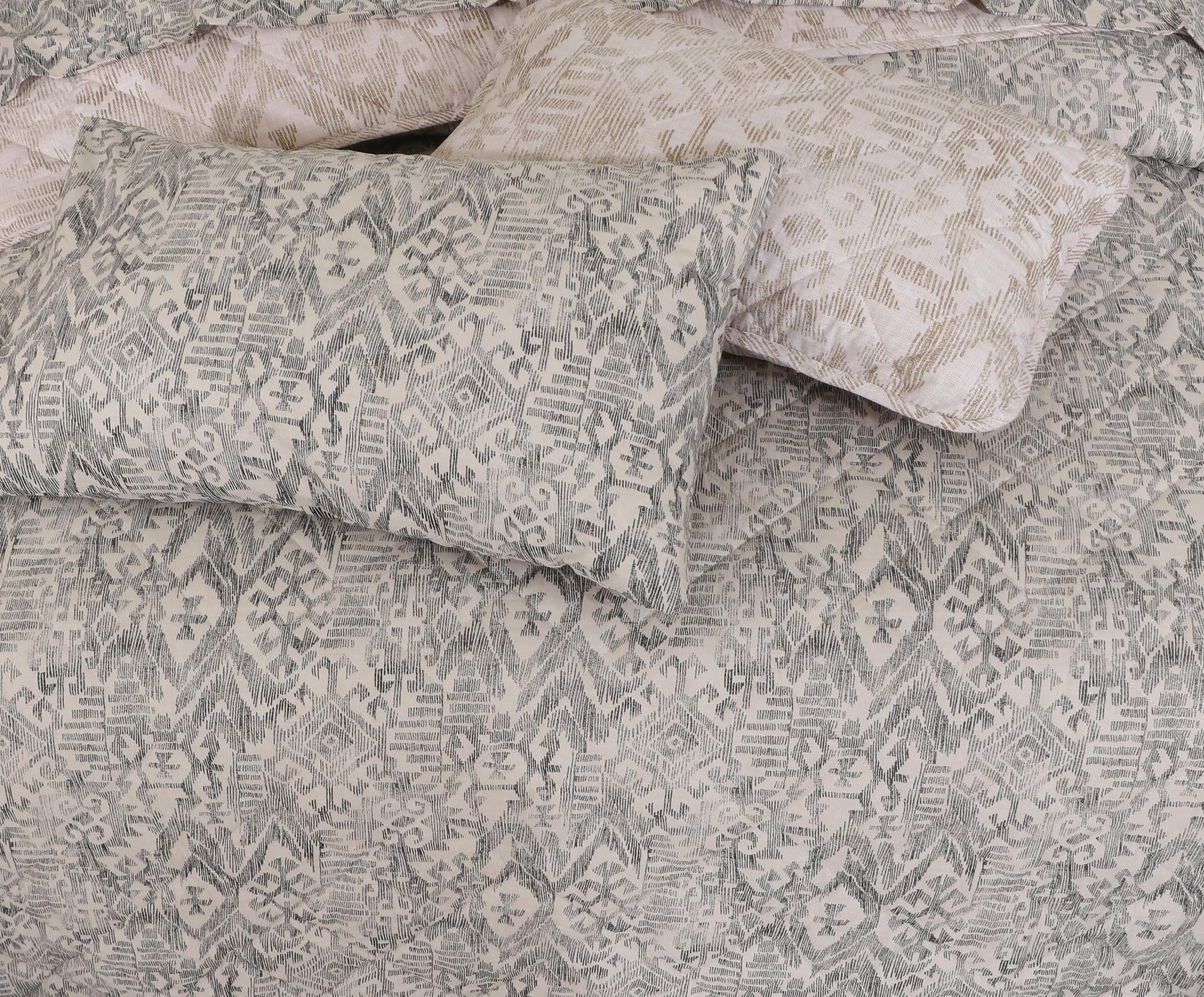 Quilted Comforter Set 6 Pcs Design 970 - Nishat Creative Store