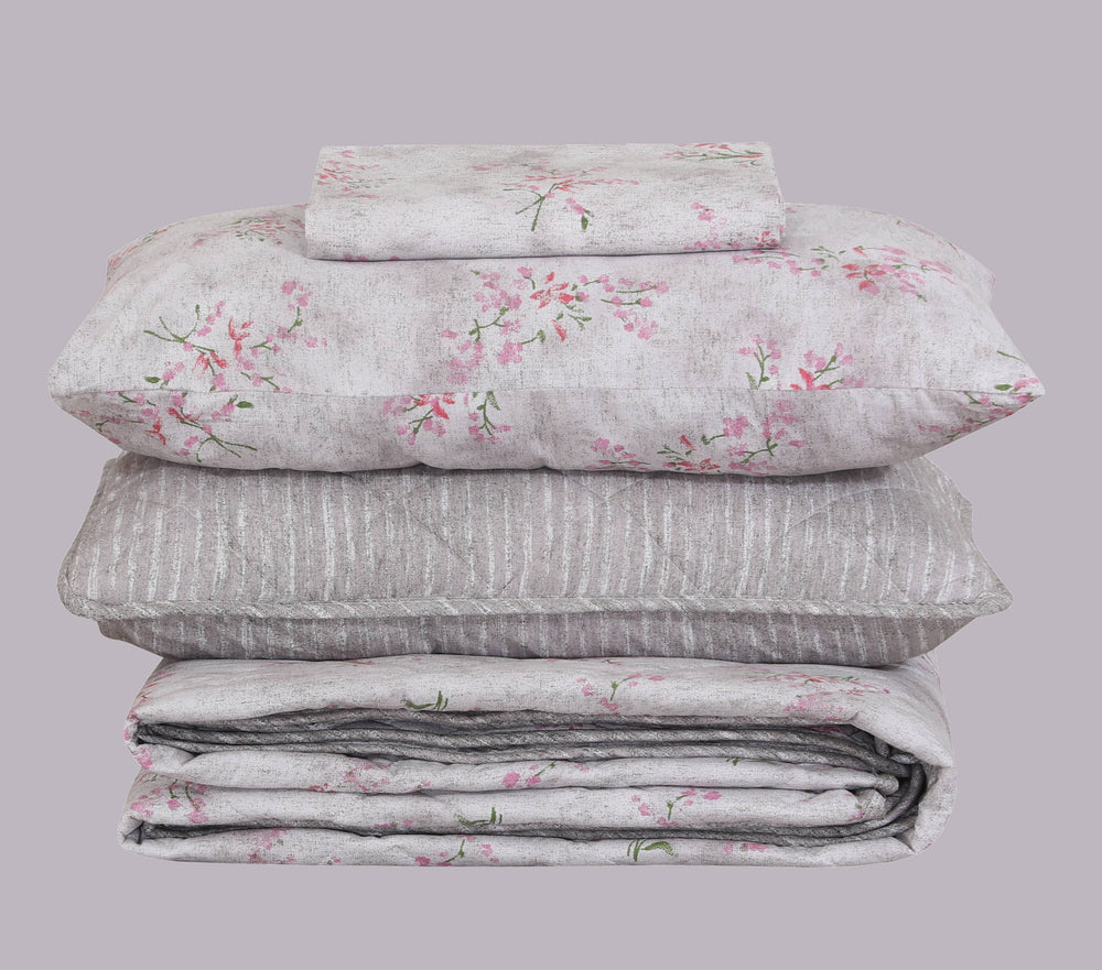Quilted Comforter Set 6 Pcs Design 973 - Nishat Creative Store