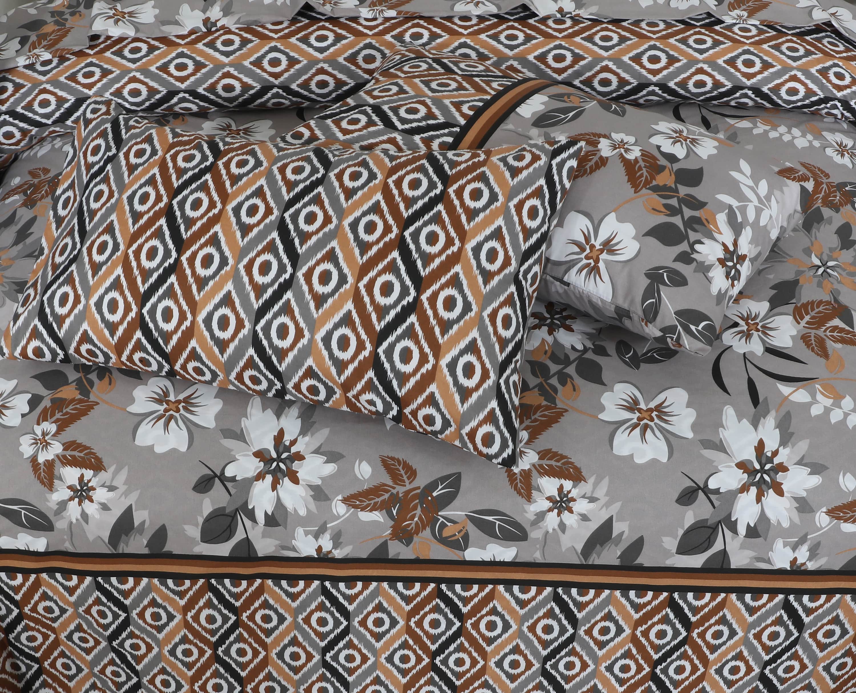 Quilted Comforter Set 6 Pcs Design 977 - Nishat Creative Store