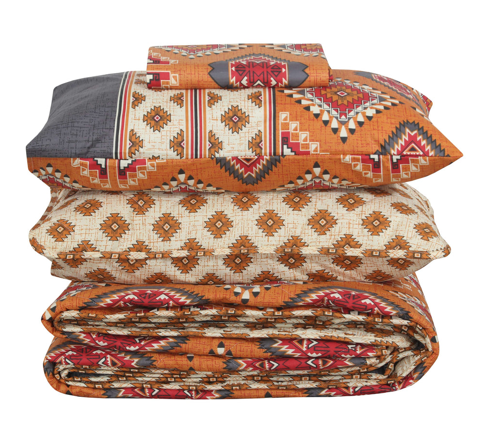 Quilted Comforter Set 6 Pcs Design 983 - Nishat Creative Store