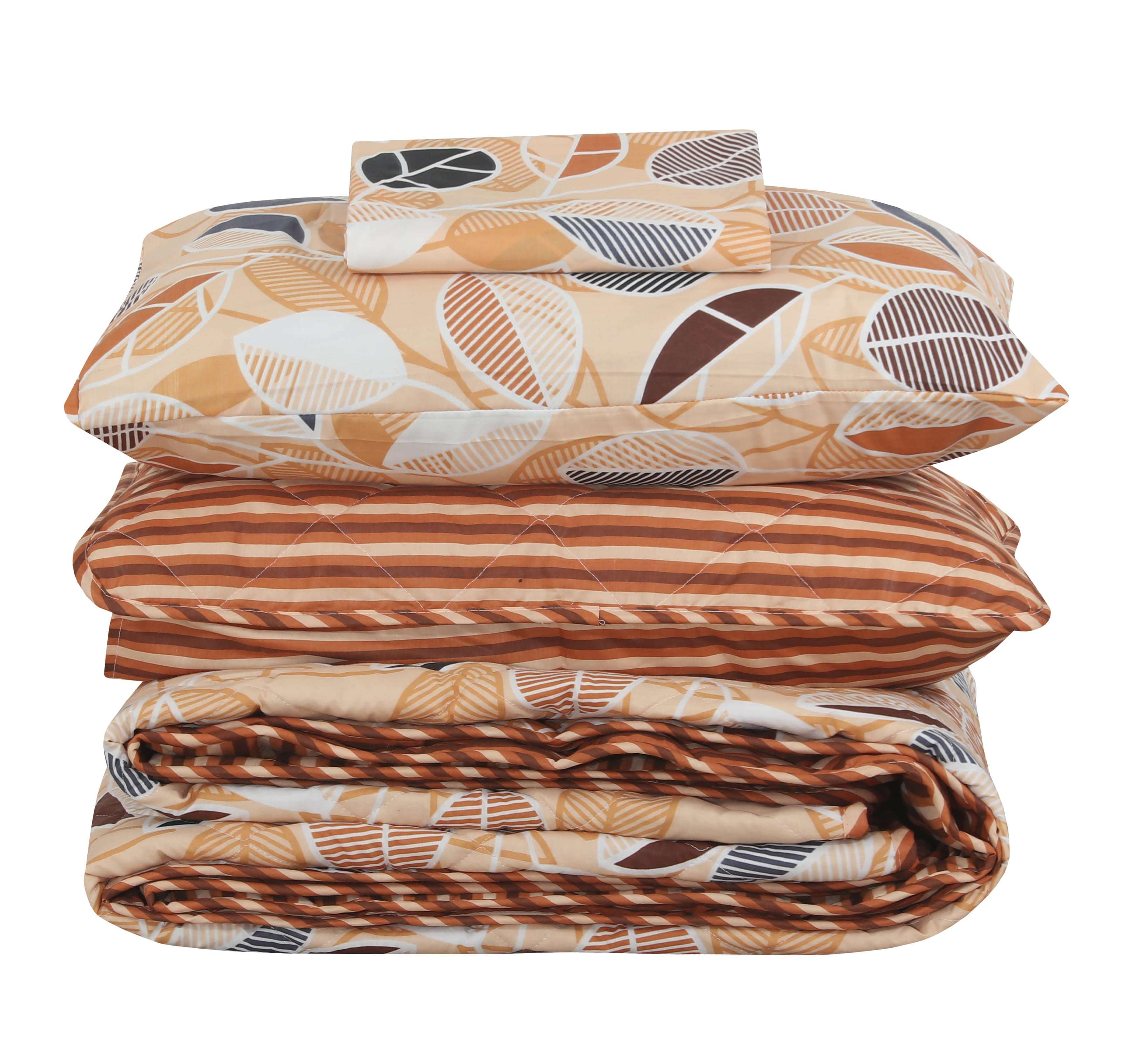 Quilted Comforter Set 6 Pcs Design 985 - Nishat Creative Store