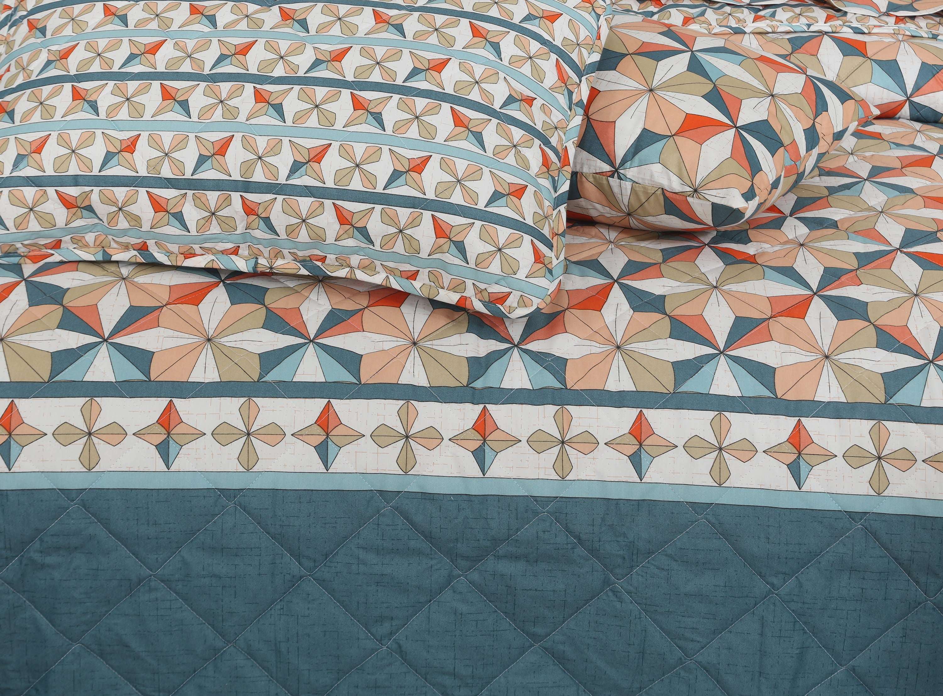 Quilted Comforter Set 6 Pcs Design 991 - Nishat Creative Store