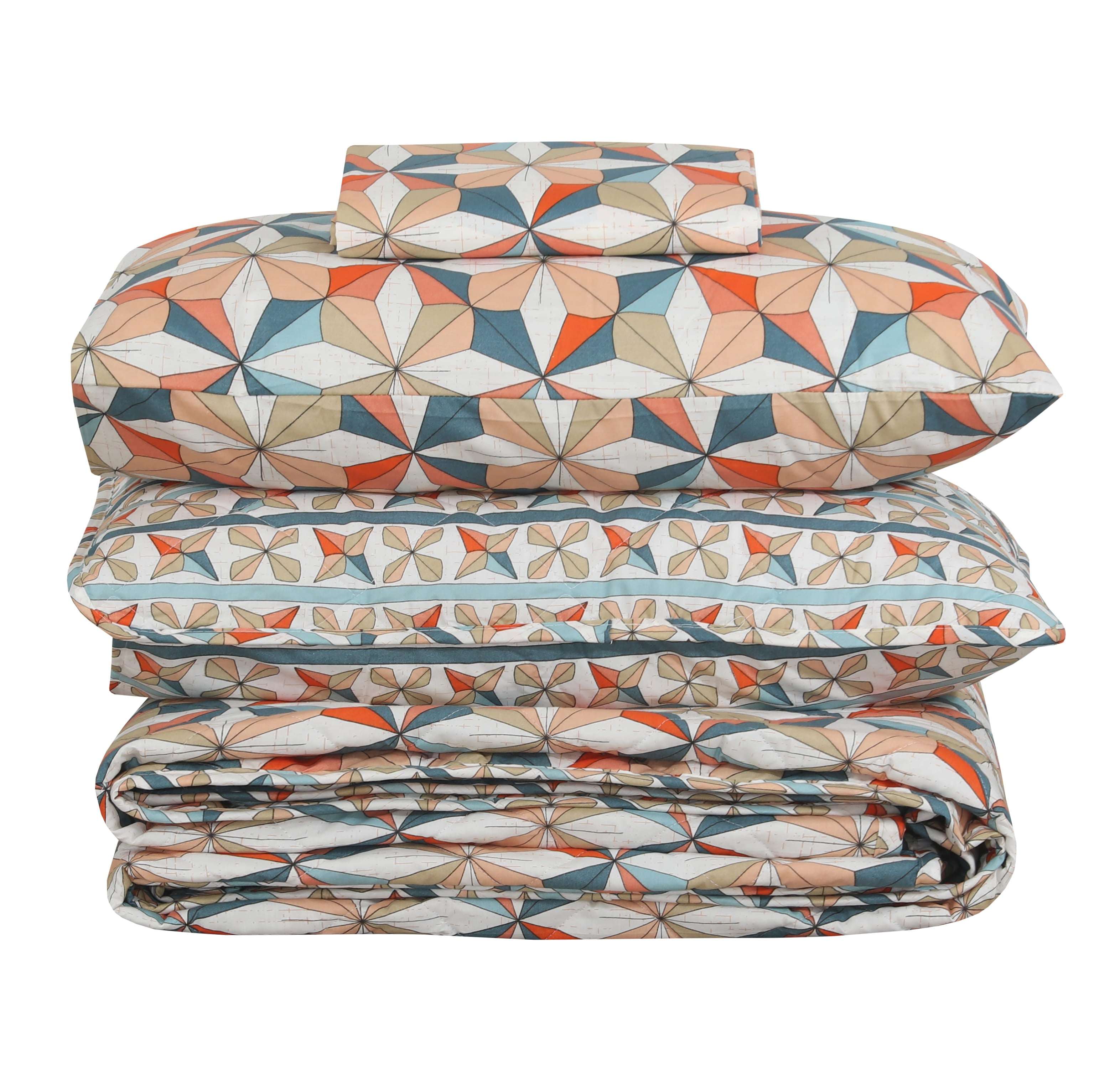 Quilted Comforter Set 6 Pcs Design 991 - Nishat Creative Store